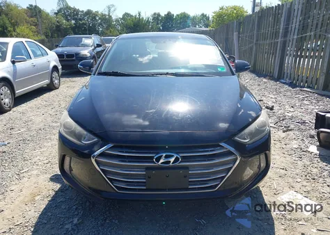2017 Hyundai Elantra Limited from USA, damaged, VIN KMHD84LF0HU119605